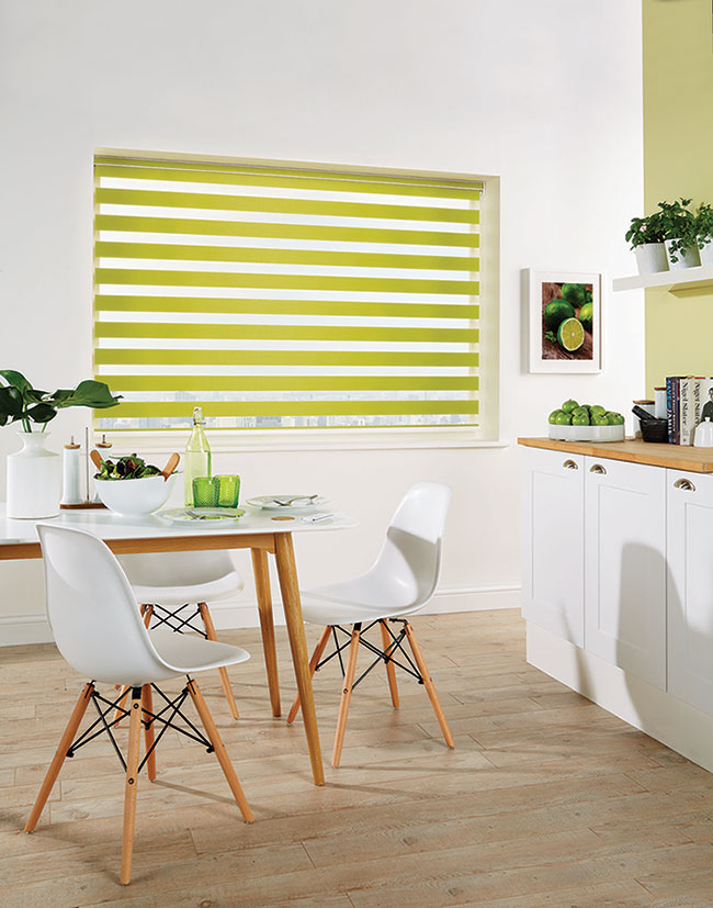 Vision Capri Paradise Green One Touch Blinds by BBD Blinds Ltd - Bishop