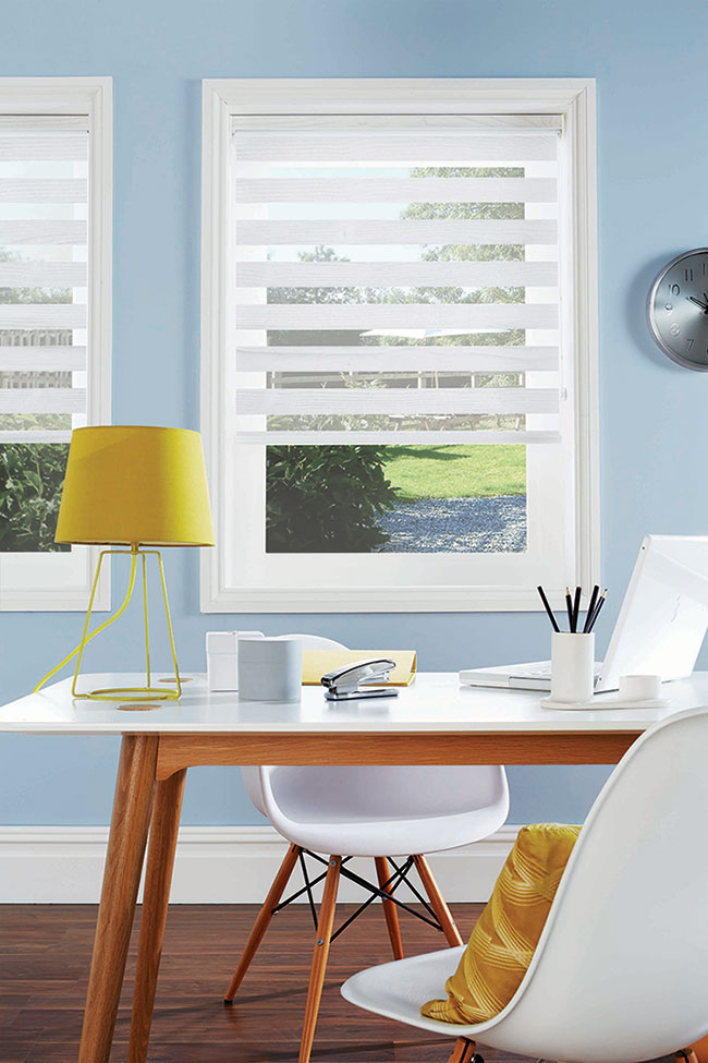 Vision Tuscany White One Touch Blinds by BBD Blinds Ltd - Bishop