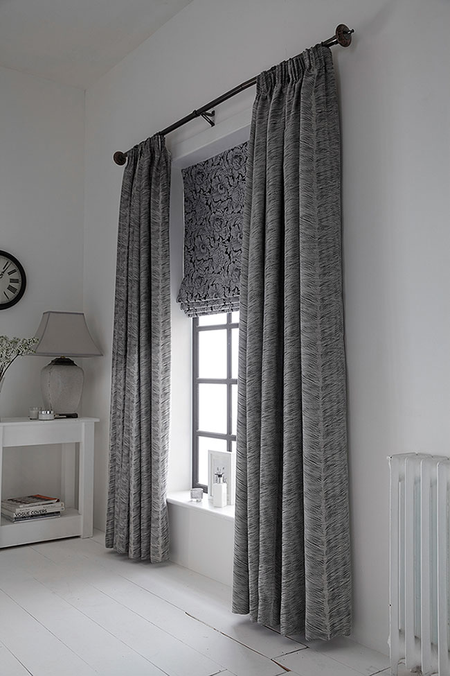 Feather Noir Harewood Curtains by BBD Blinds Ltd - Bishop