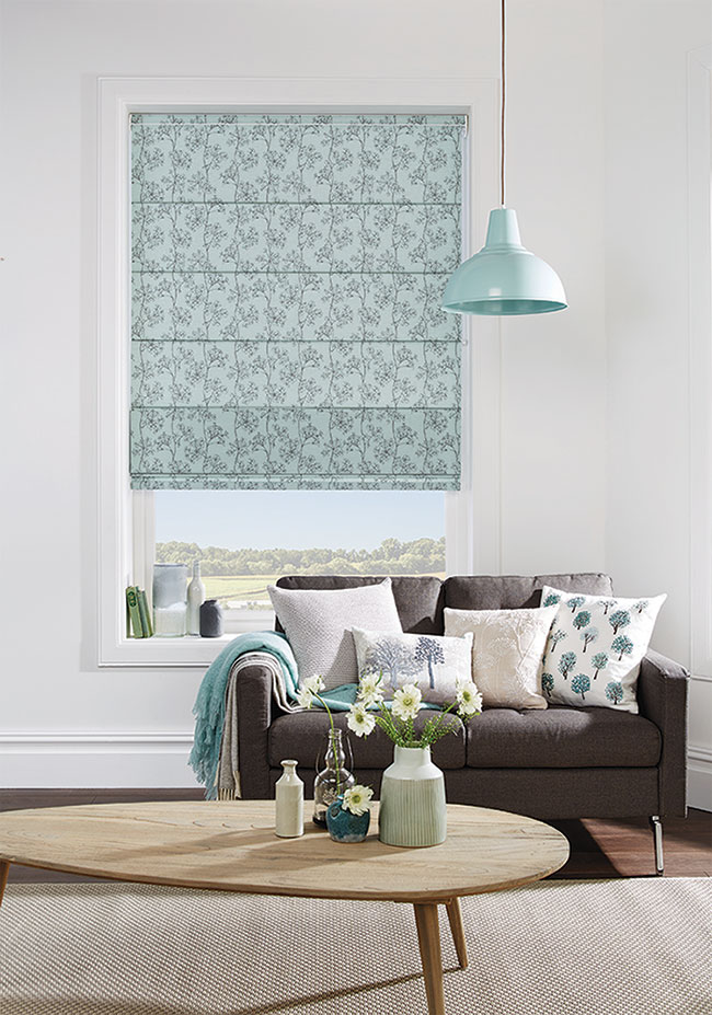Ayana Duckegg Roman Blinds by BBD Blinds Ltd - Bishop